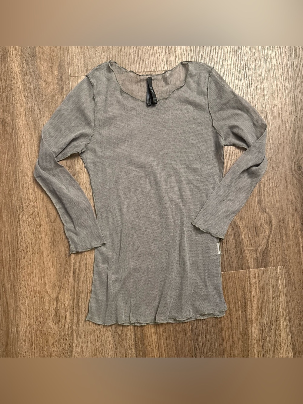 Porto MADE in San Francisco, gray mesh layering top